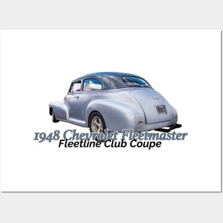 1948 Chevrolet Fleetmaster Fleetline Club Coupe Posters and Art